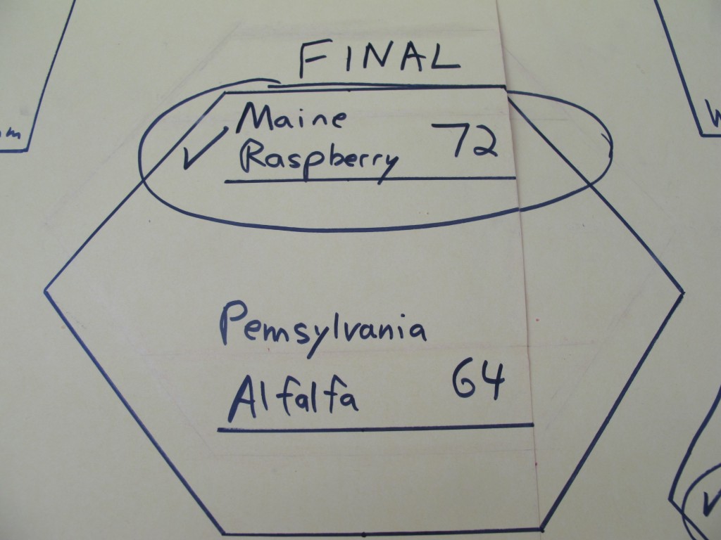 Pennsylvania alfalfa—down by a dozen votes yesterday morning—closed to within eight by late yesterday afternoon but ran out of time.