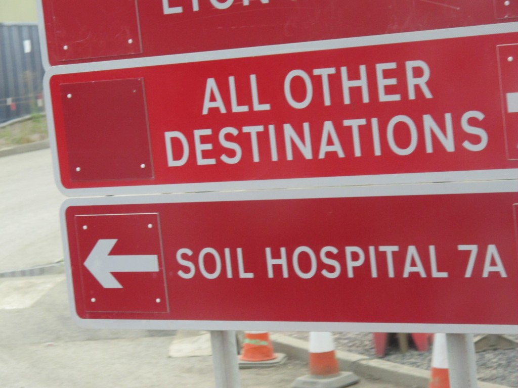 The dirt at the Olympic Park was so filled with toxins that organizers have set up an emergency room to clean it.
