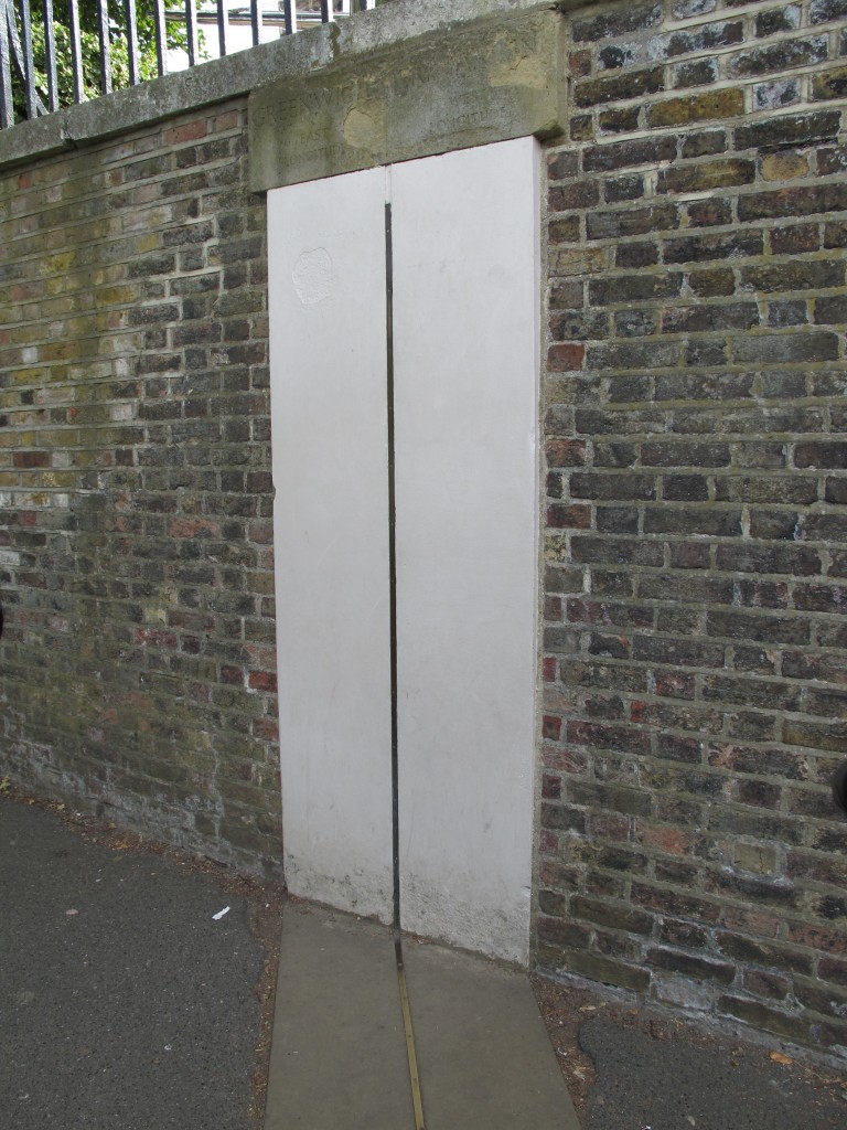 Equestrian events will be held in Greenwich, home of the Royal Observatory and the same Greenwich that is referred to in the term Greenwich Mean Time. That line you see (near the observatory) divides the Eastern Hemisphere (on the left) from the Western Hemisphere (on the right). I straddled the line and stood in two hemispheres at once.