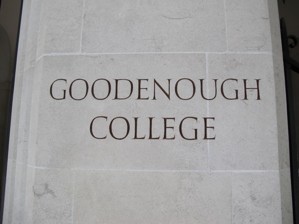 This has nothing to do with the Olympics, and I believe the name is pronounced good-now, but I couldn't walk past this London school without smiling at what the name LOOKS like: the perfect institution for slacker kids..