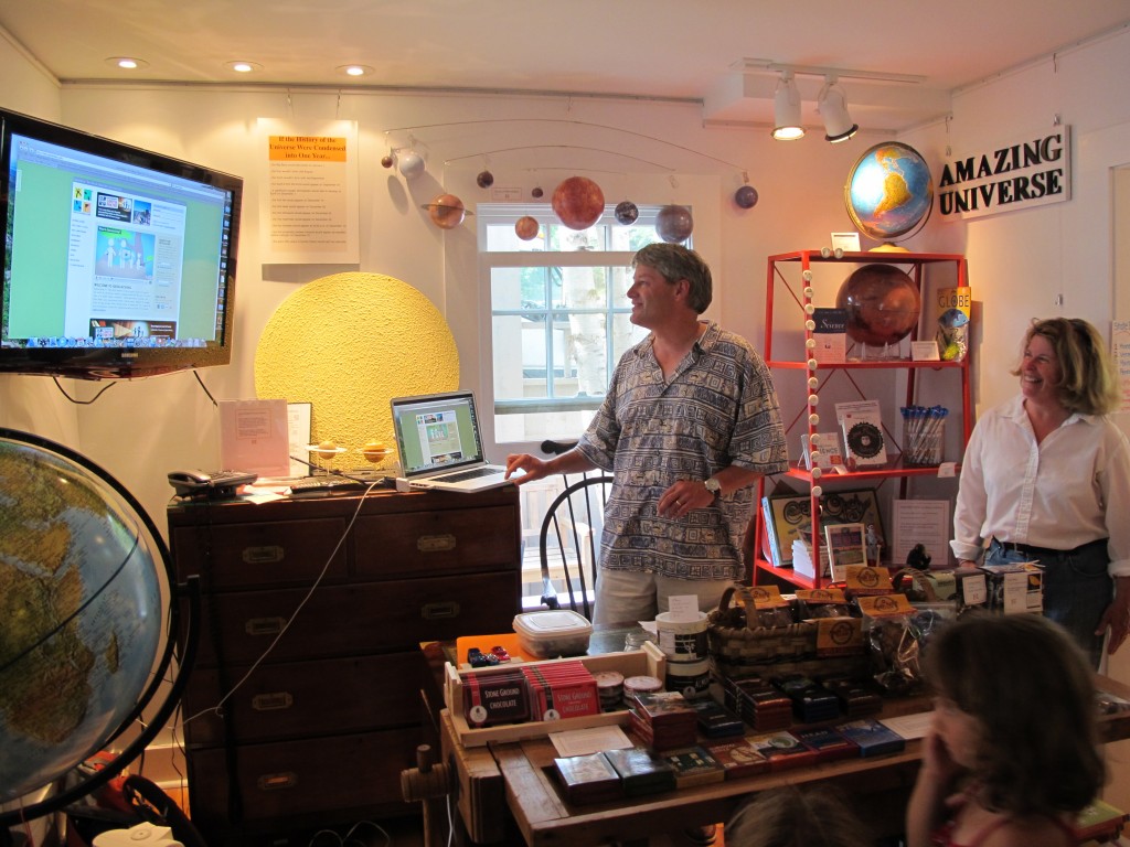 Nat walked us through the secrets of finding the tens of thousands of geocache boxes hidden around the world.
