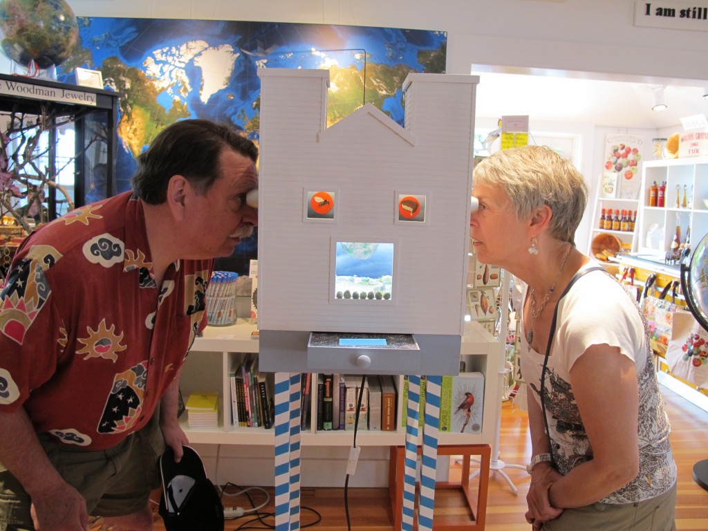 Notebook visitors have been enjoying taking a 3D look at the surprises inside Rocco's Acadia-inspired piece.