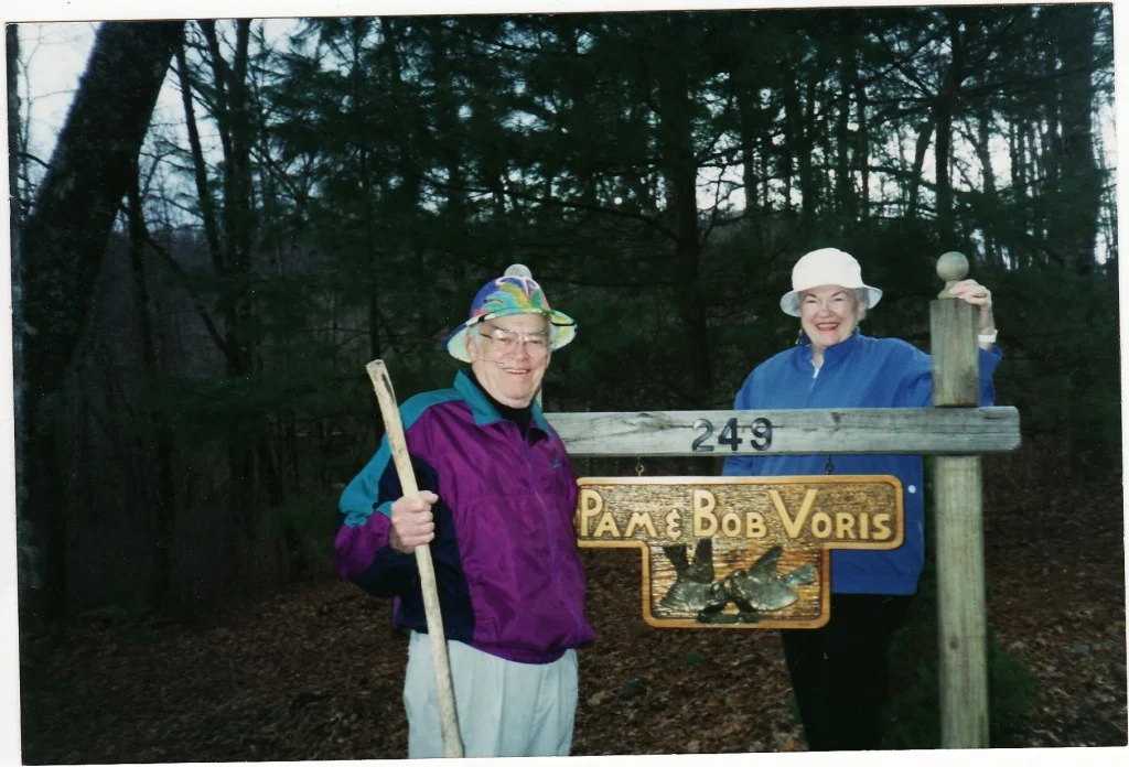 Pamelia's late stepfather, Bob Voris, with her mom in North Carolina.