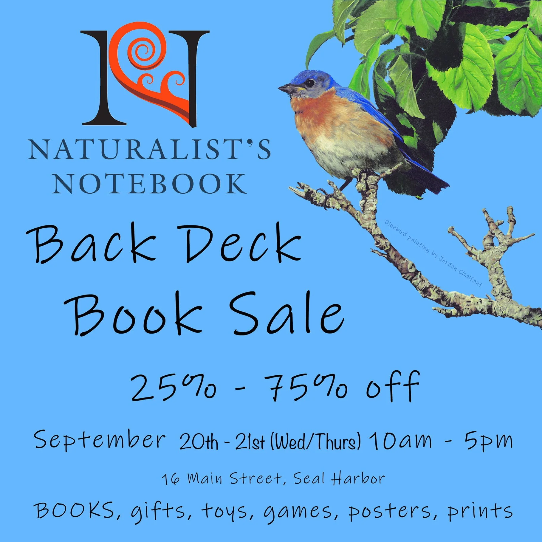 Back Deck Book Sale