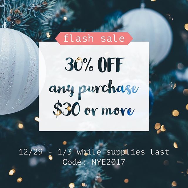 Ya que estamos llegando al fin del a&ntilde;o, les queremos dar un 30% de descuento en compras de $30 o m&aacute;s. #CiudadRebelde #Sale

Usen el c&oacute;digo NYE2017