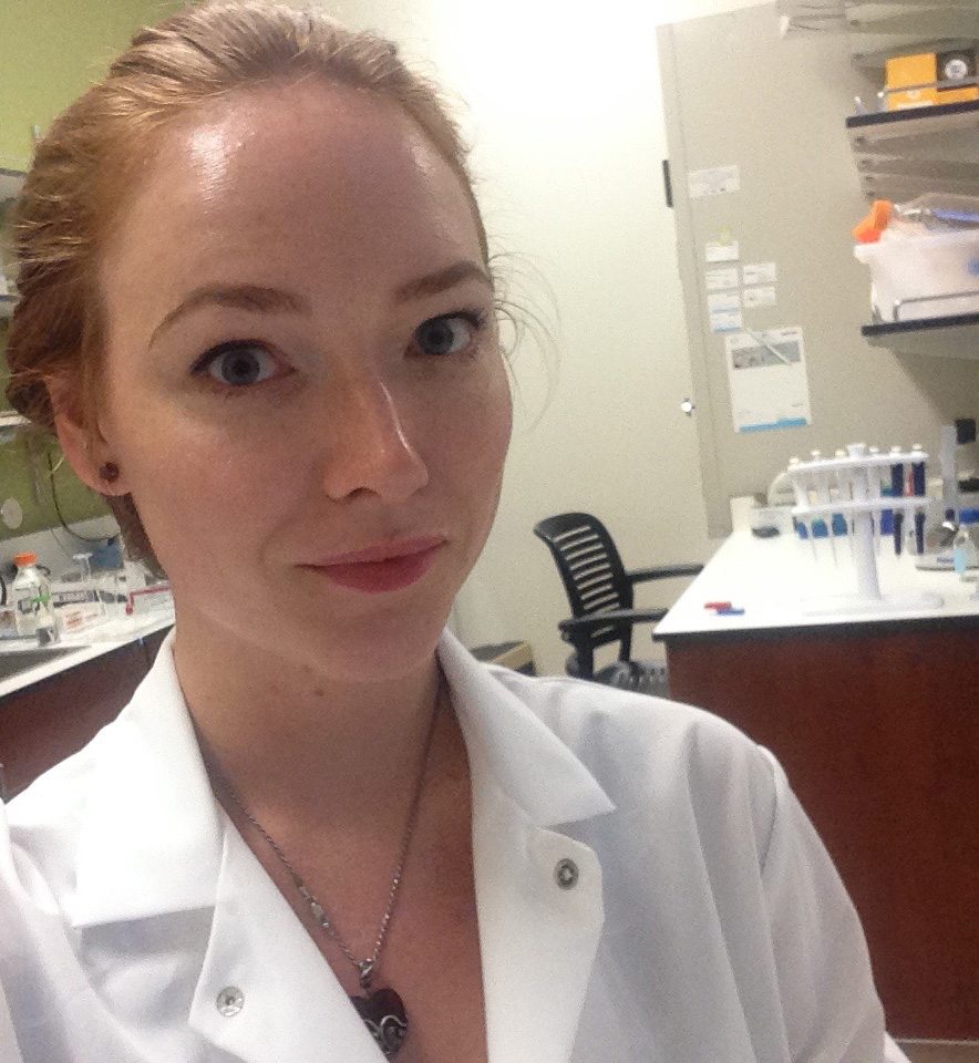  Working in the Molecular Primatology Lab at Washington University, St. Louis. 