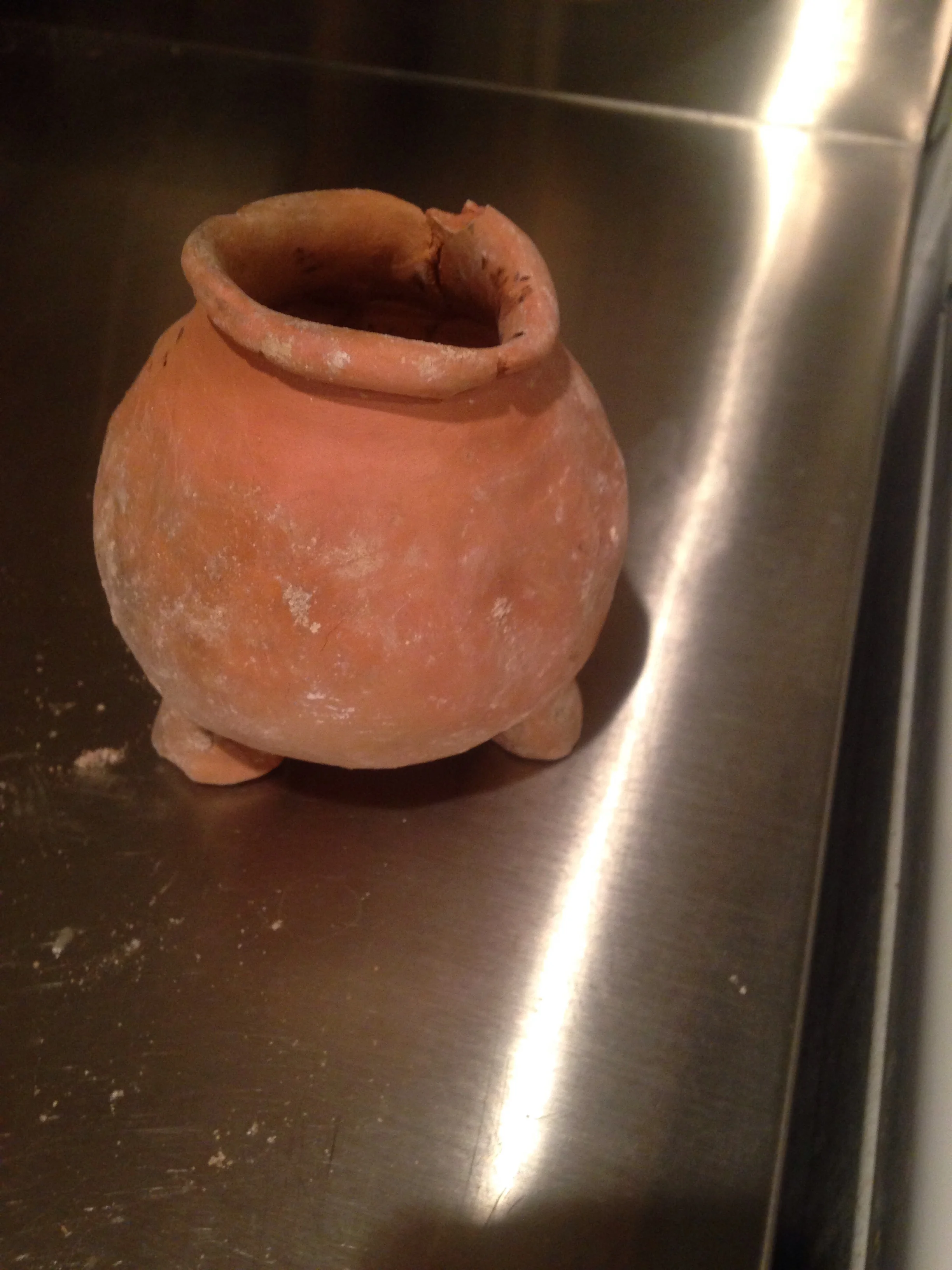 Clay pot, from the Lea Ann Roddan Spring Collection, April 19, 2017.