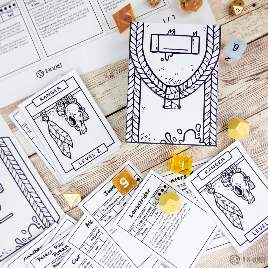 Köp D&D: Spellbook Cards Ranger tillbehör här UDGÅET