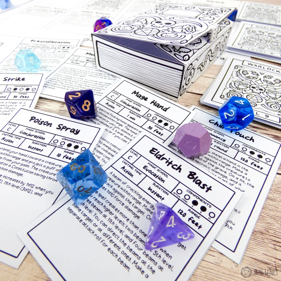 2024 5.2e Spell Cards for DnD r-n-w 2024 5.2e Spell Cards for DnD r-n-w