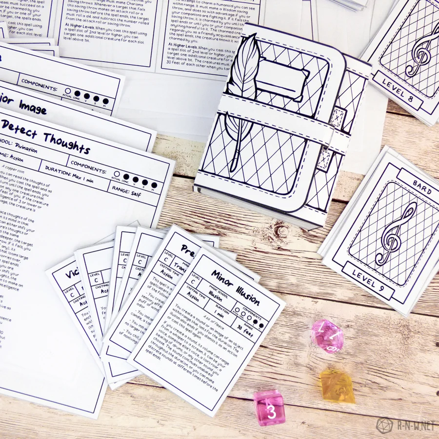Full Spell Card Set — r-n-w Full Spell Card Set — r-n-w