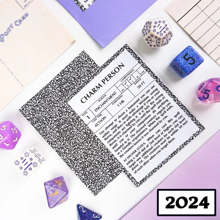2024 5.2e Spell Cards for DnD r-n-w 2024 5.2e Spell Cards for DnD r-n-w