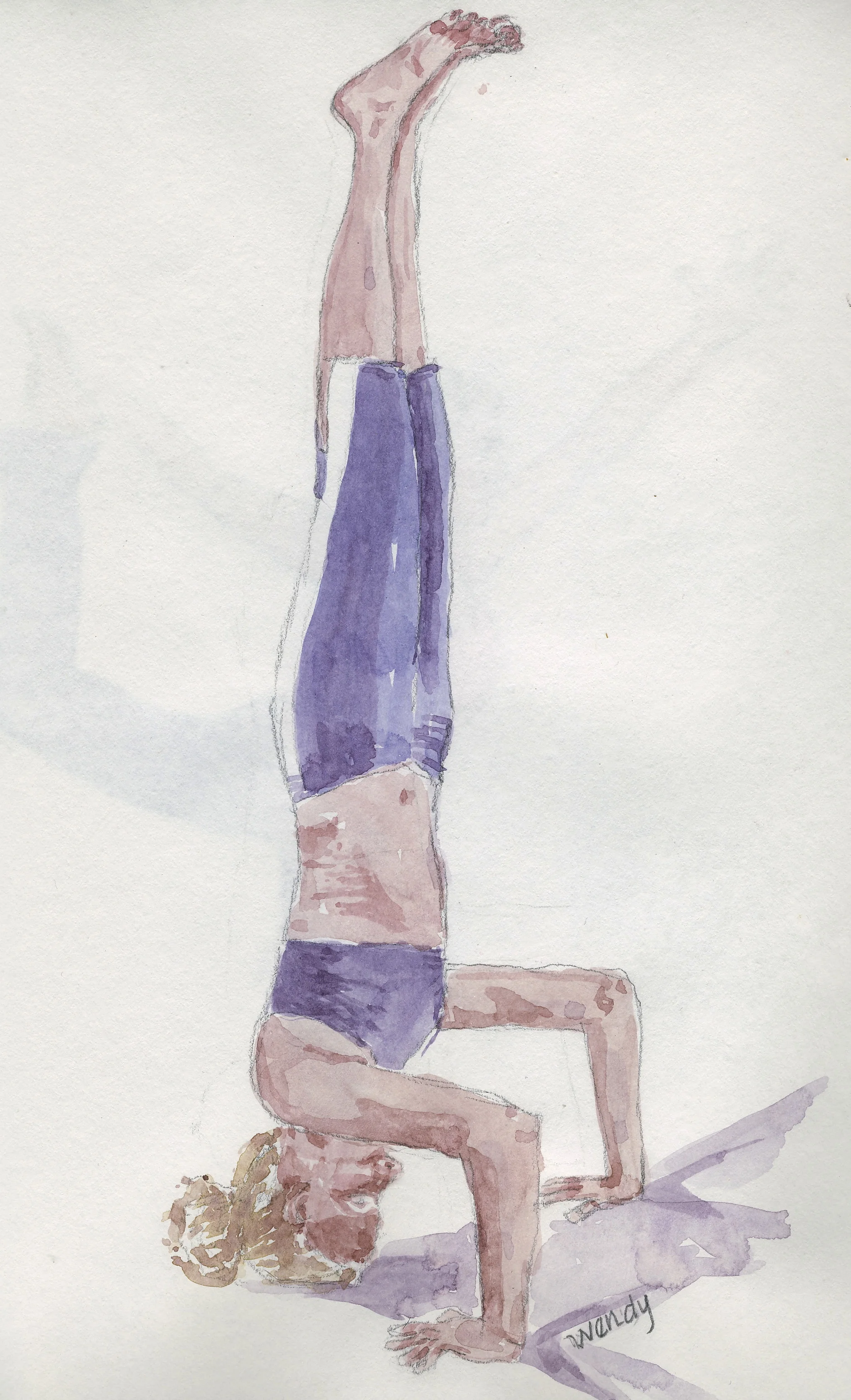 Amber's Headstand