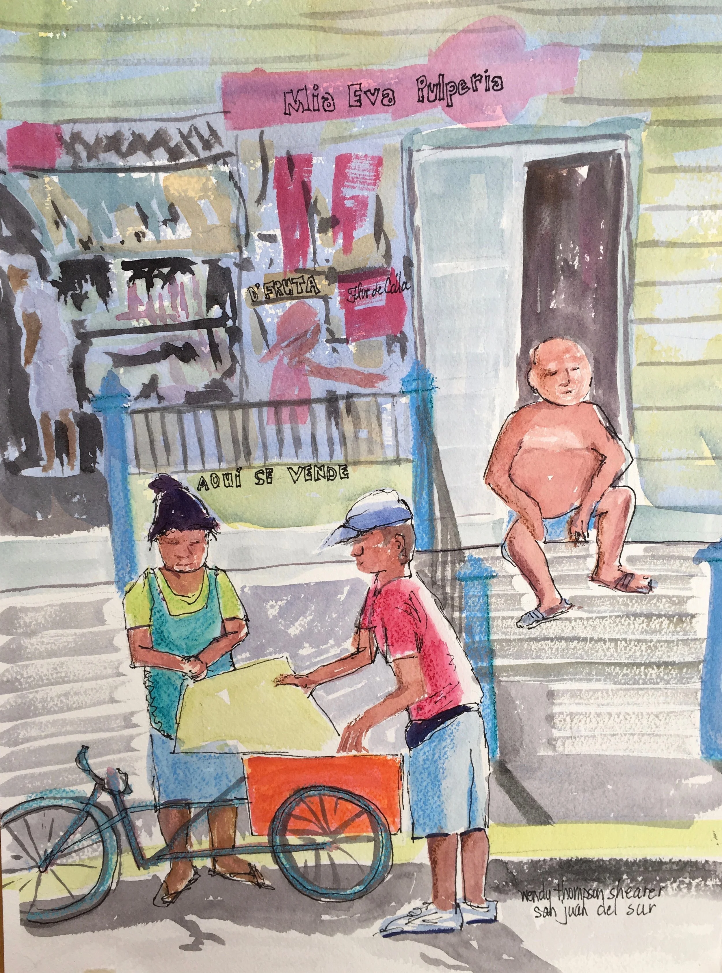 Mia Eva Pulperia, Nicaragua . 11"x15"
