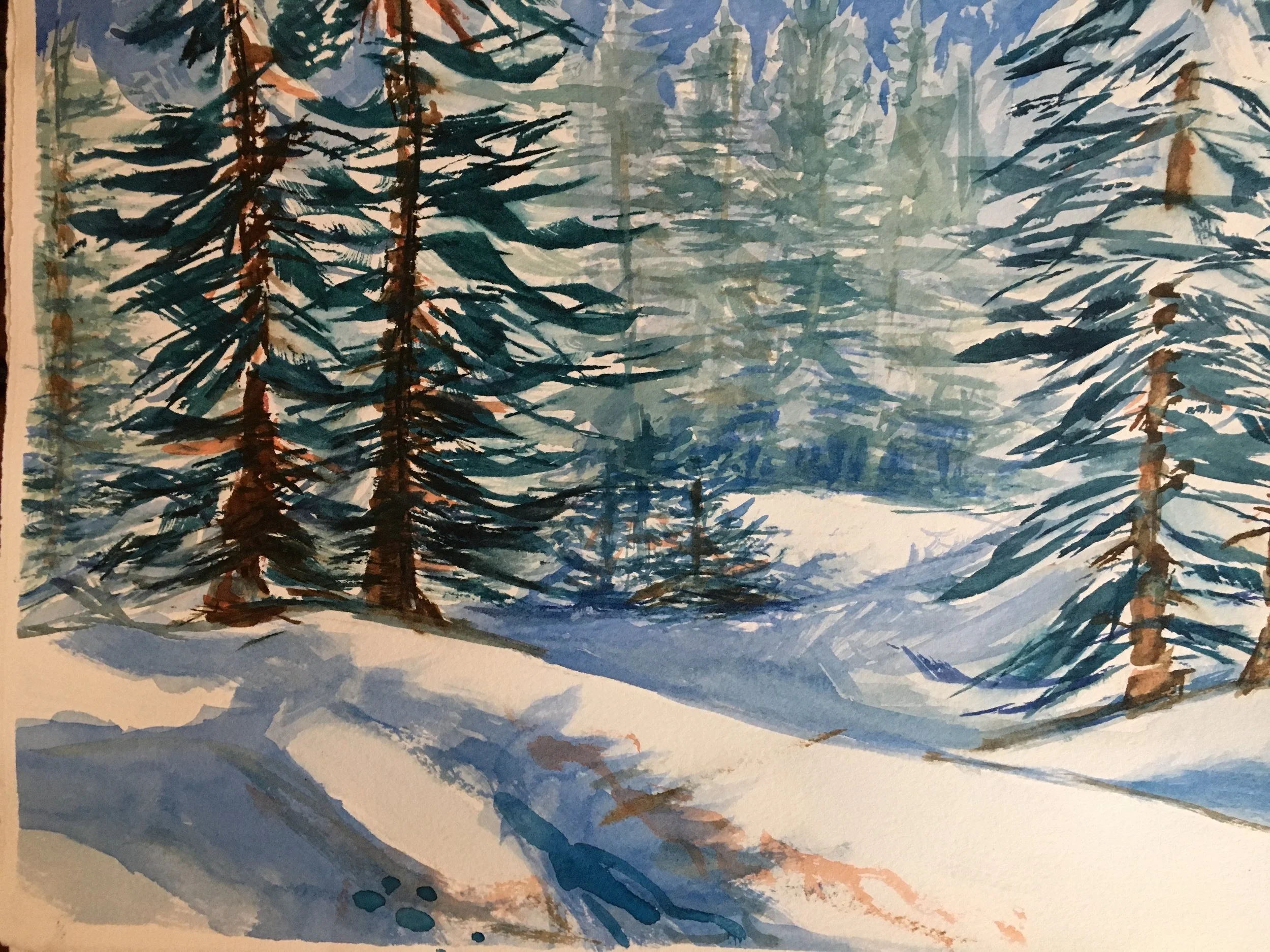 A White Christmas 11"x15"