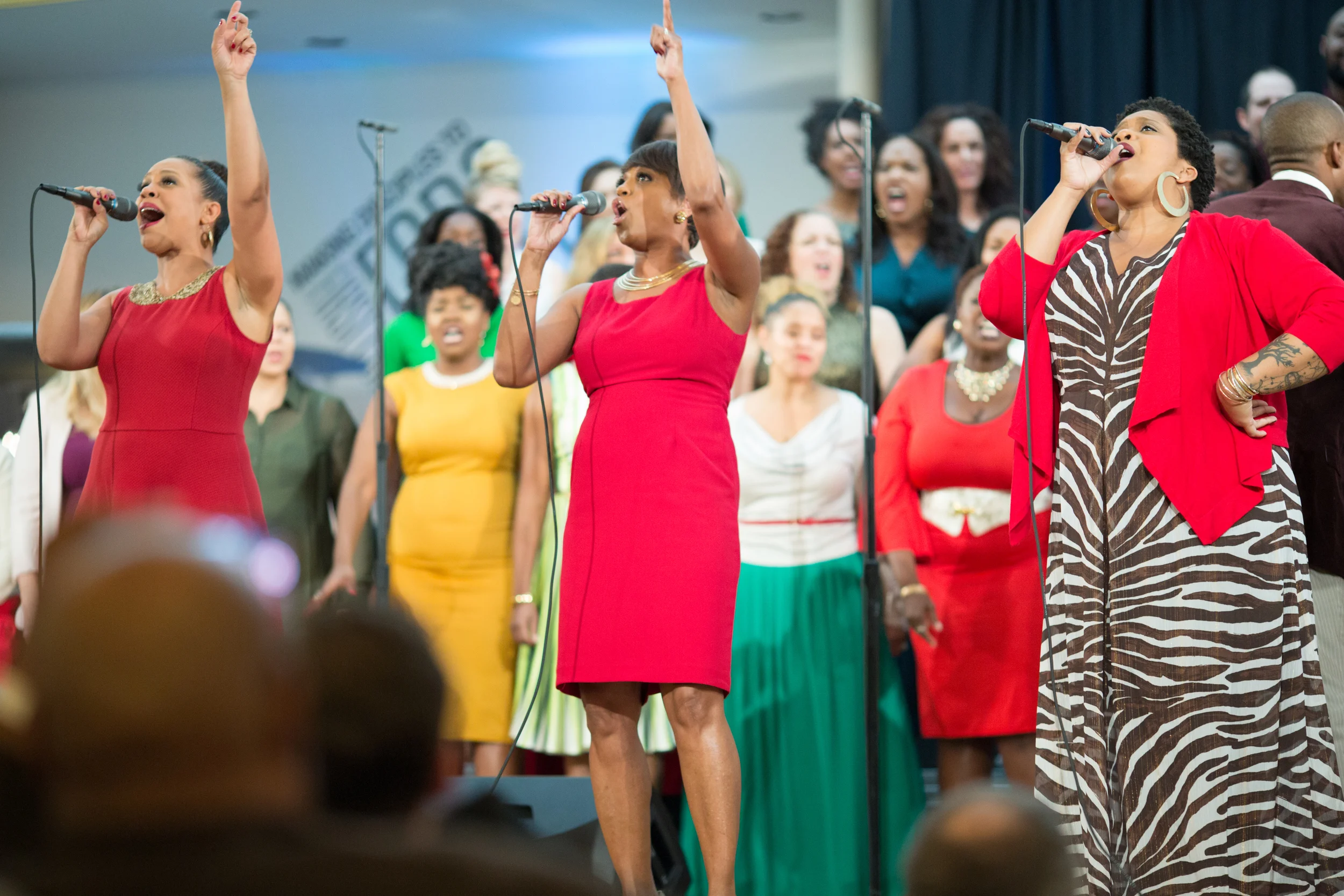 Shayna Steele, Marva Hicks, Crystal Monee Hall