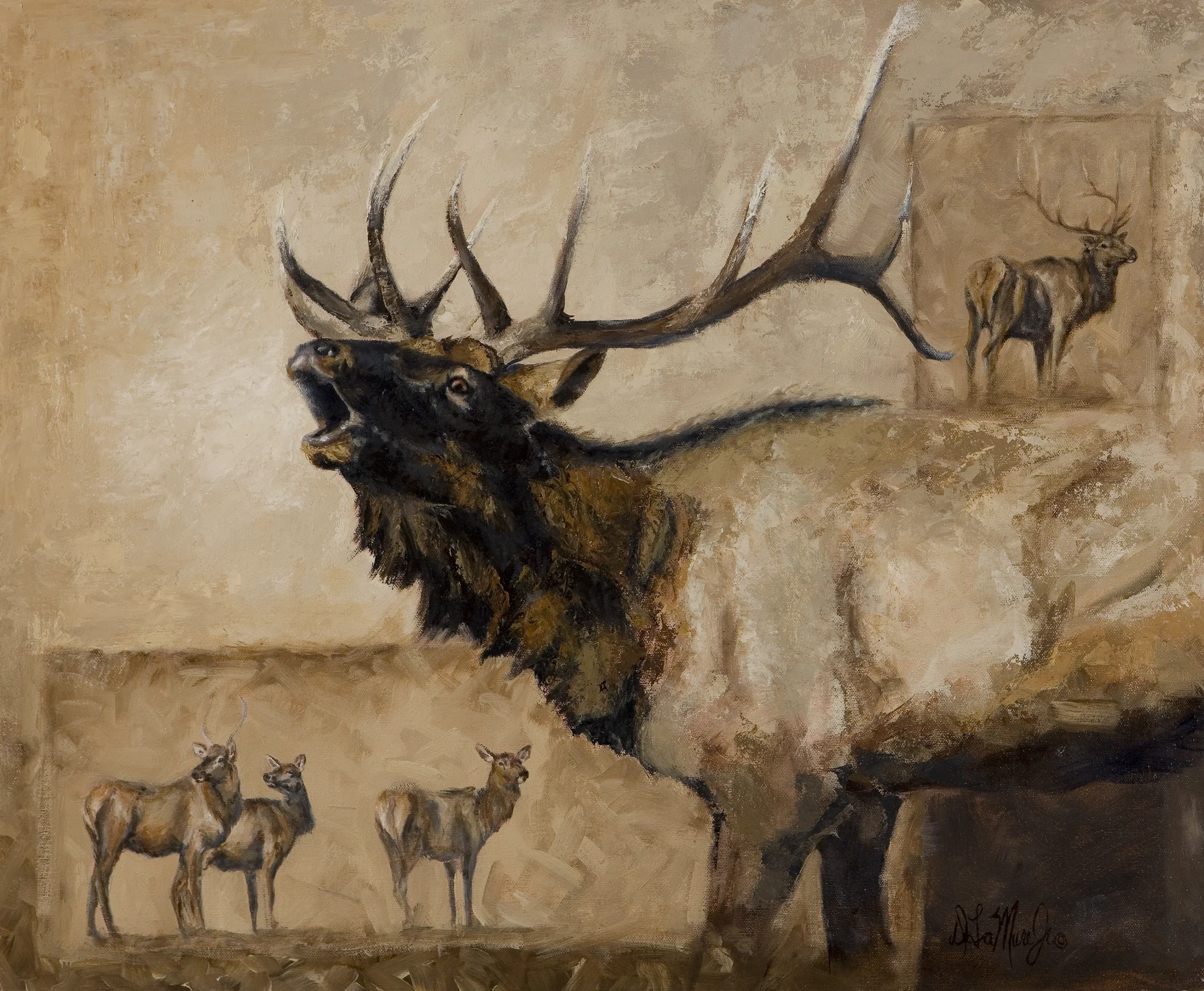 The Conversation 24"x30"