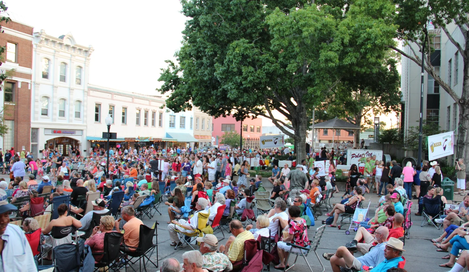 Brenham’s Main Street Planning committee provides oversight for implementation of the projects identified in the Master Plan. Place-making projects will further enhance the Courthouse Square – seen here as the backdrop for the "Hot Nights and Cool T…