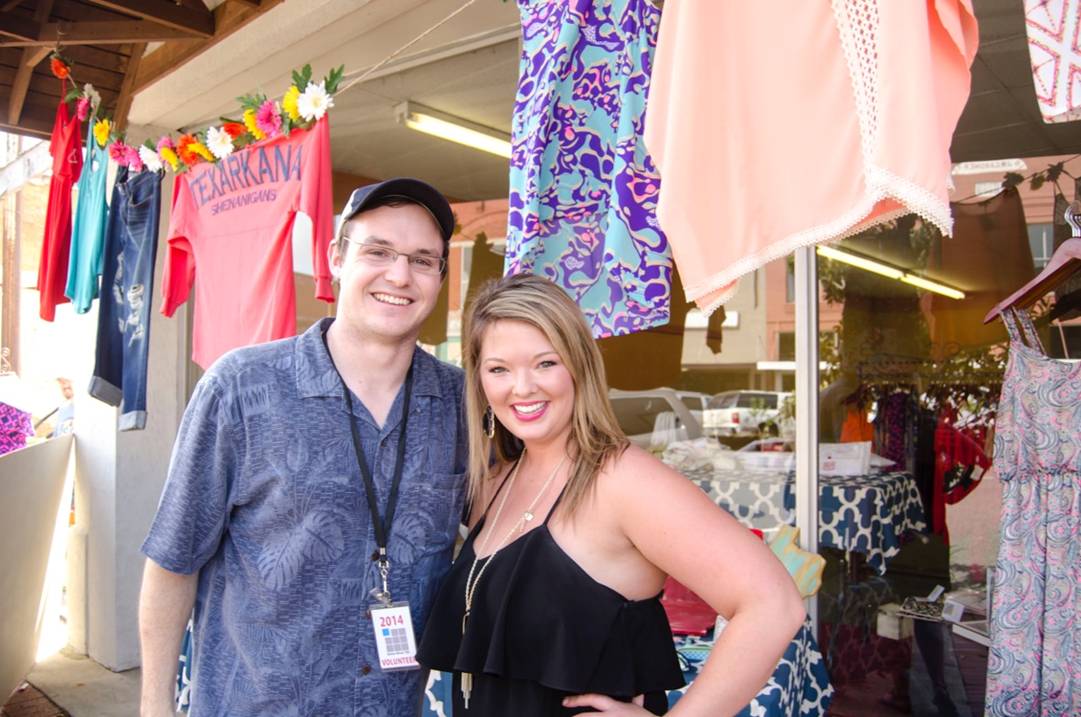 Pop up shop at Better Block Texarkana showcasing the potential for downtown revitalization. Image courtesy: Texarkana Main Street Program