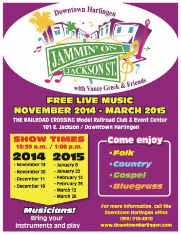 Promotional flyer that was passed out to&nbsp;advertise the Jammin’ on Jackson St.event.