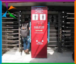 Pay toilets in Piedras Negras, border city to Eagle Pass