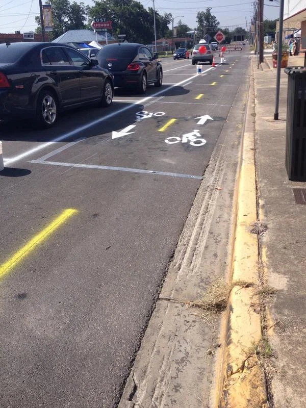 Temporary Bike Lanes &nbsp;Source