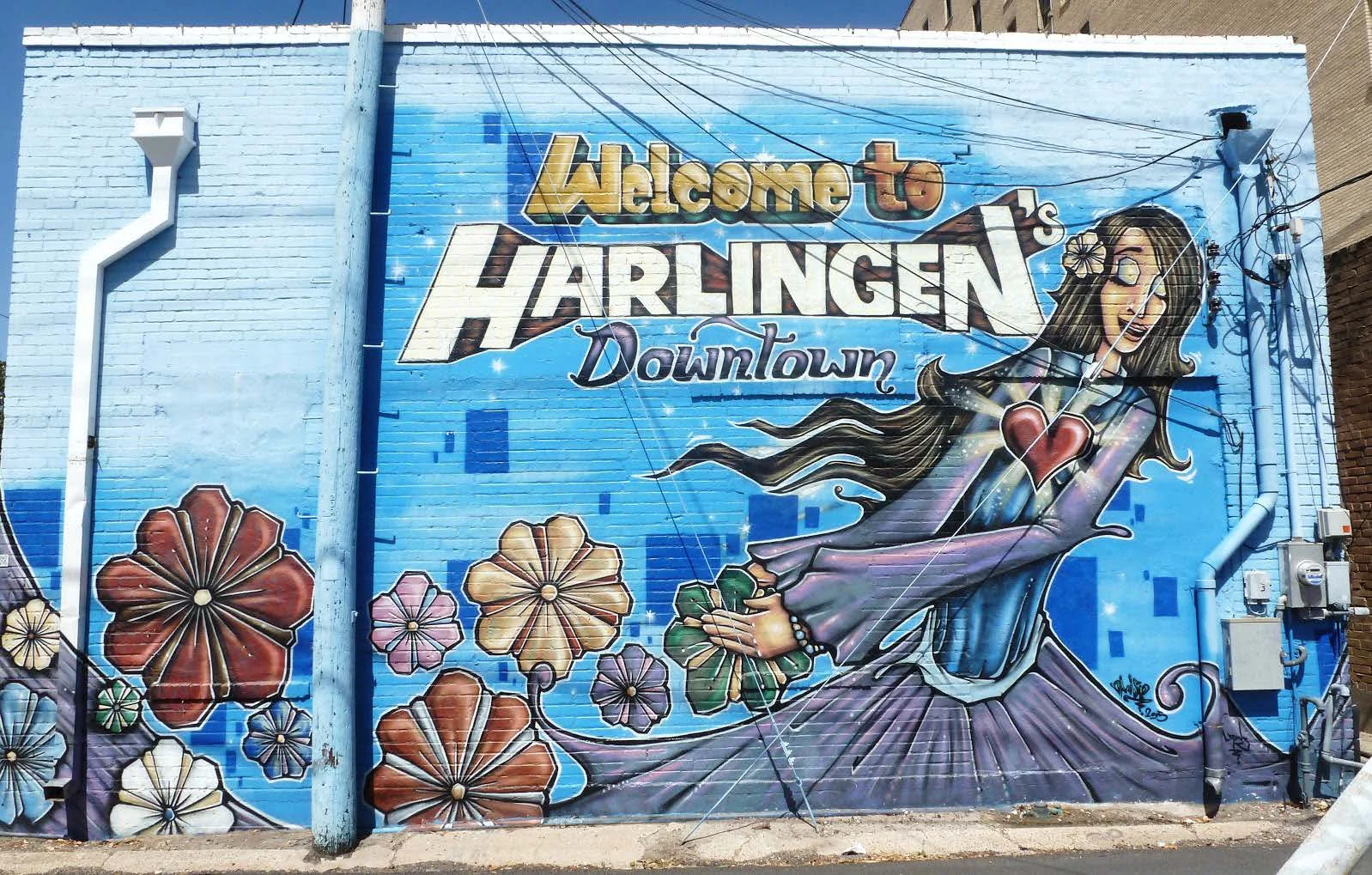 May’s Celebrate Main Street promotion featured downtown Harlingen, famous for many larger-than-life size murals.
