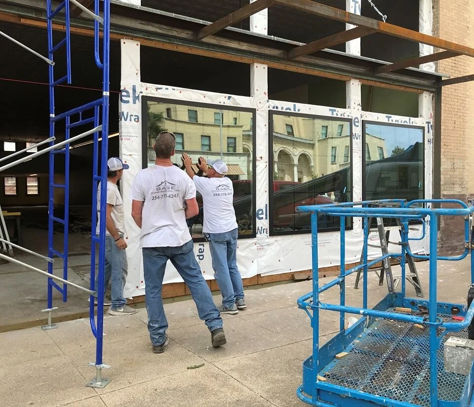 Installing windows in Temple.jpg