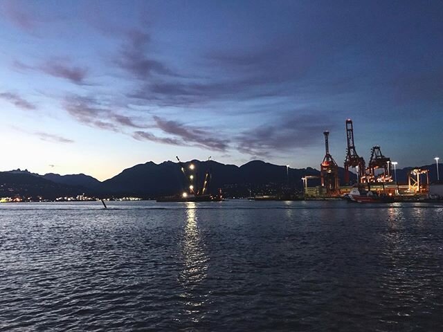 🧂 💧 🦢 .
.
.
#saltwater #ocean #pacific #industry #emojis #tappedout #winetime #beach #vancouver #yvr #geese #pals #saturday #dusk