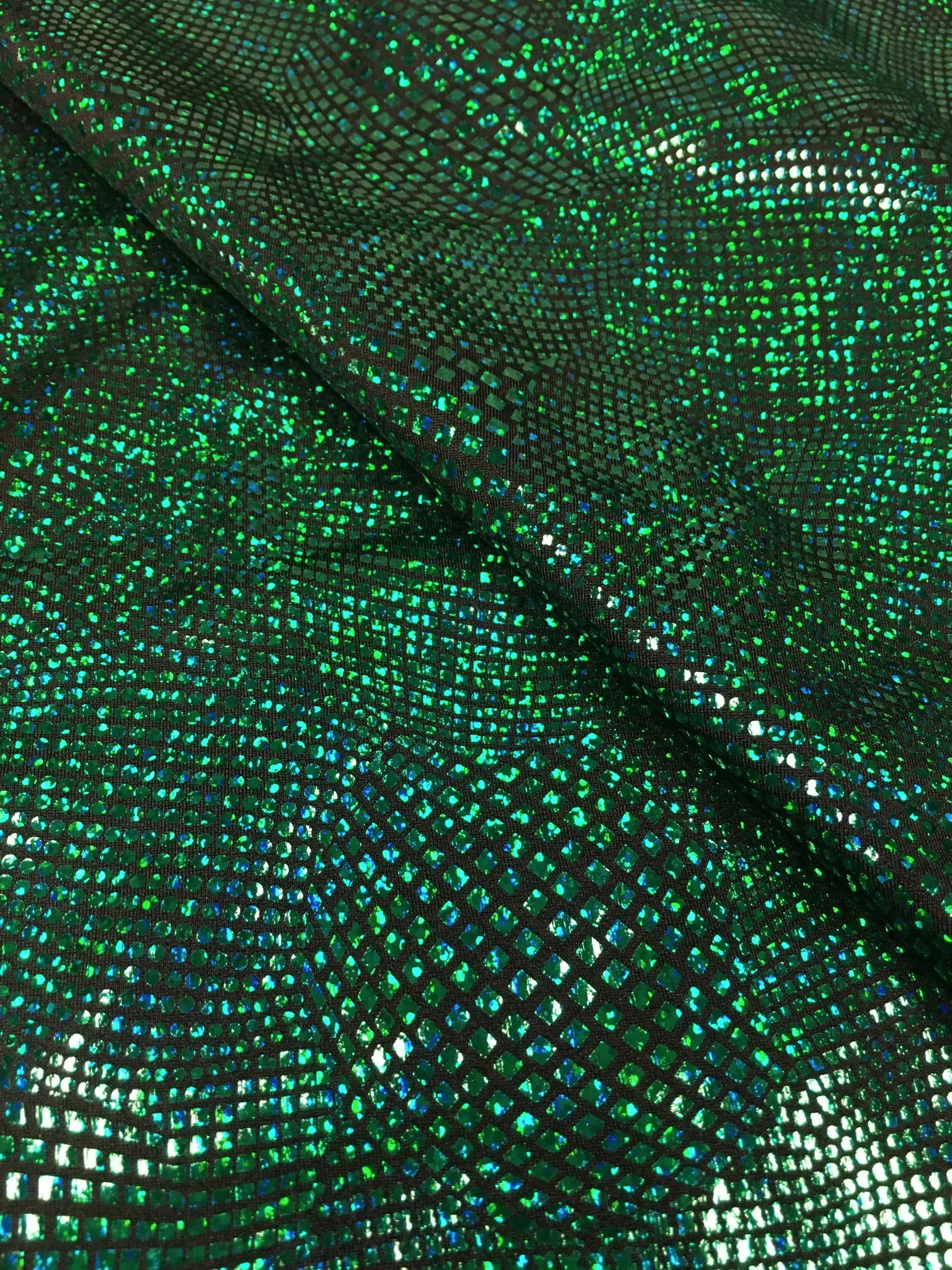 Texture Holo Green on Black