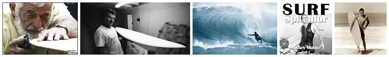 From left to right: Pat Curren, Mike Diffinender, Joey Cabell, Micky Munoz, Butch Van Artsdalen