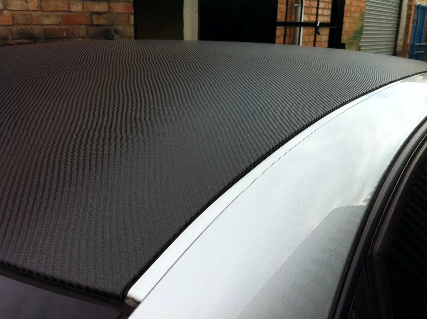 Audi A4 Carbon Fibre Roof Wrap