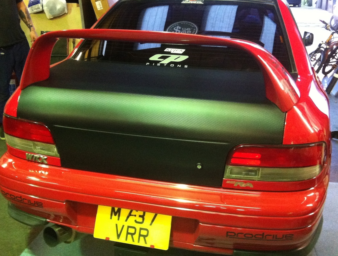 Subaru Impreza Turbo Tailgate Wrap
