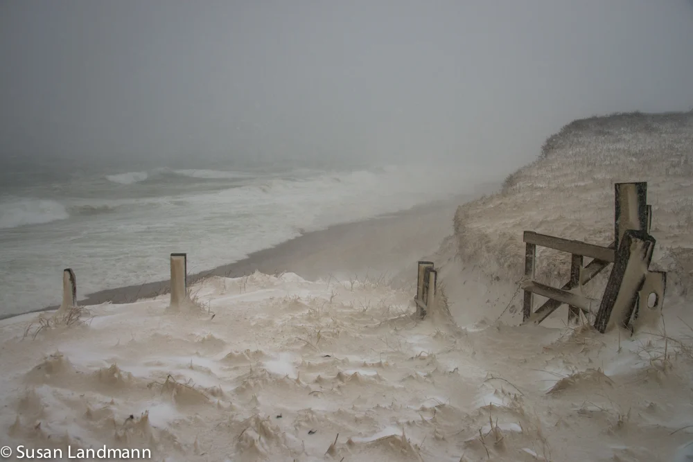 Geotubes after the Blizzard March 2014