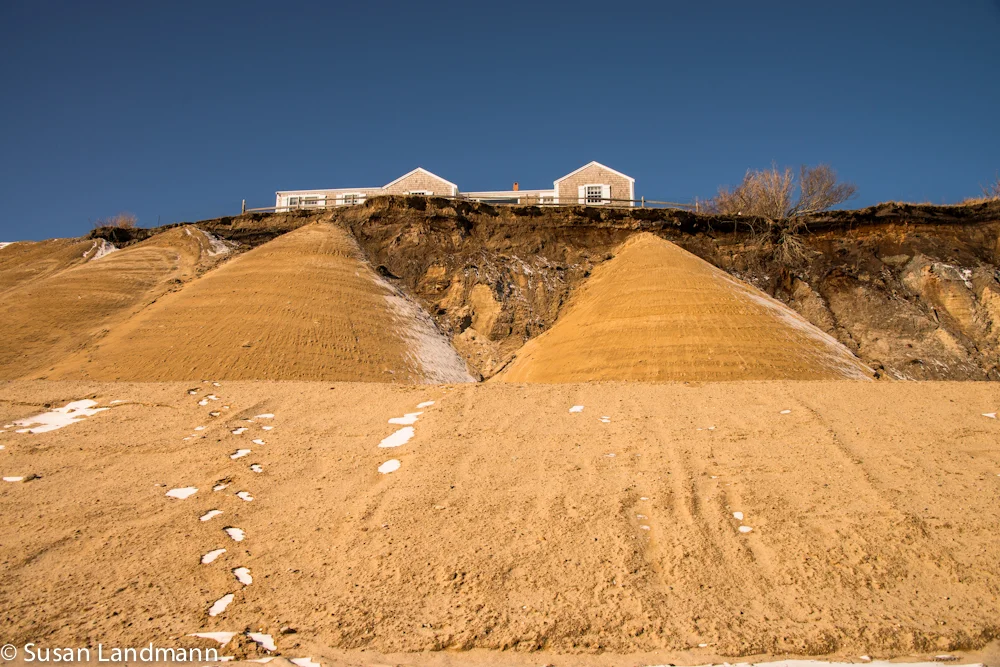 Geotubes Before Blizzard March 2014
