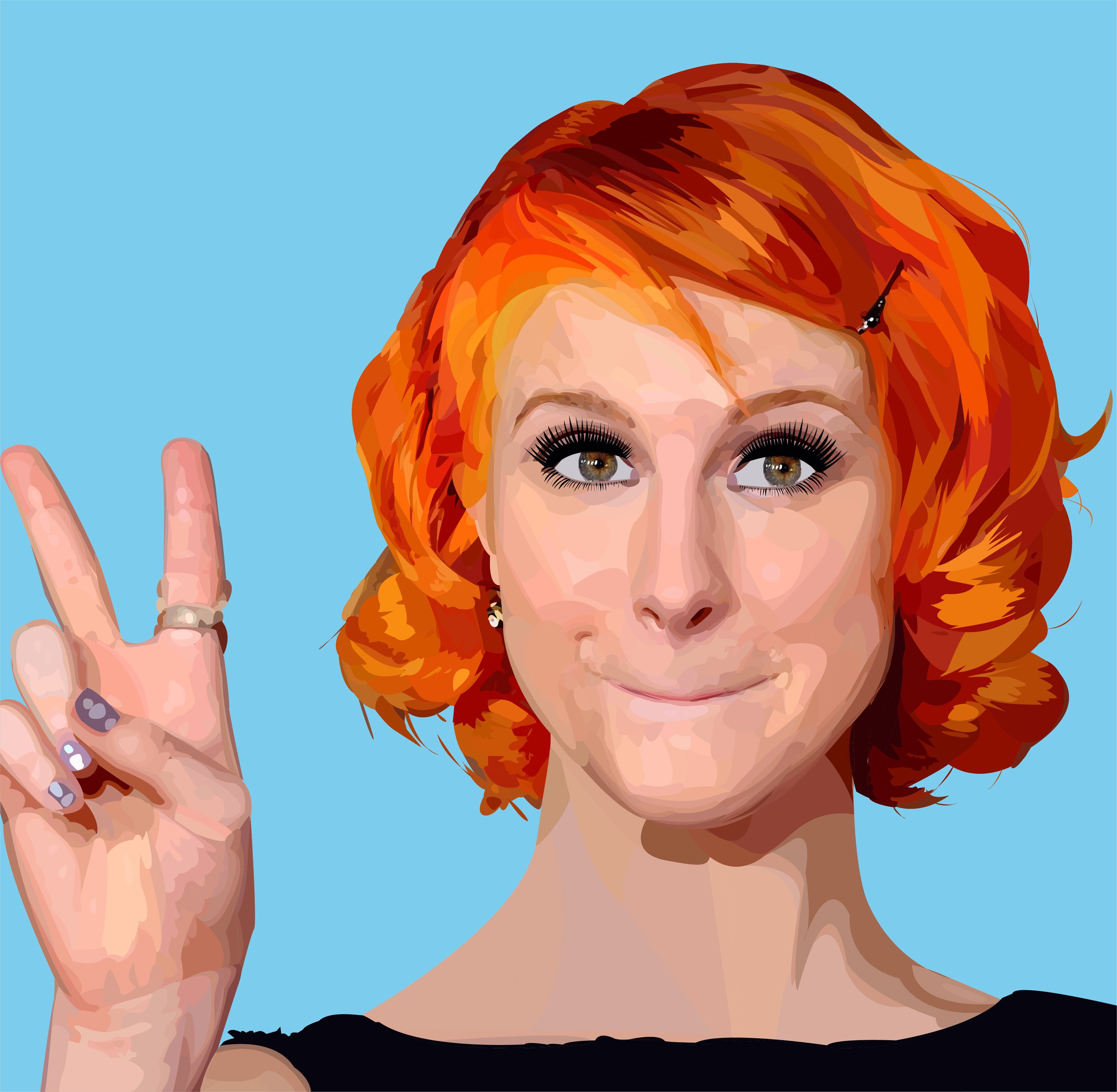 Hayley Williams Vector Illustration