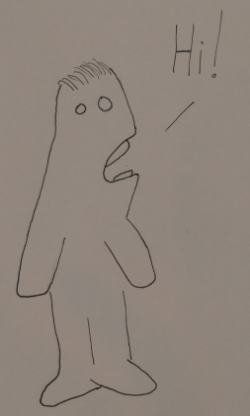 A poorly drawn Homunculus