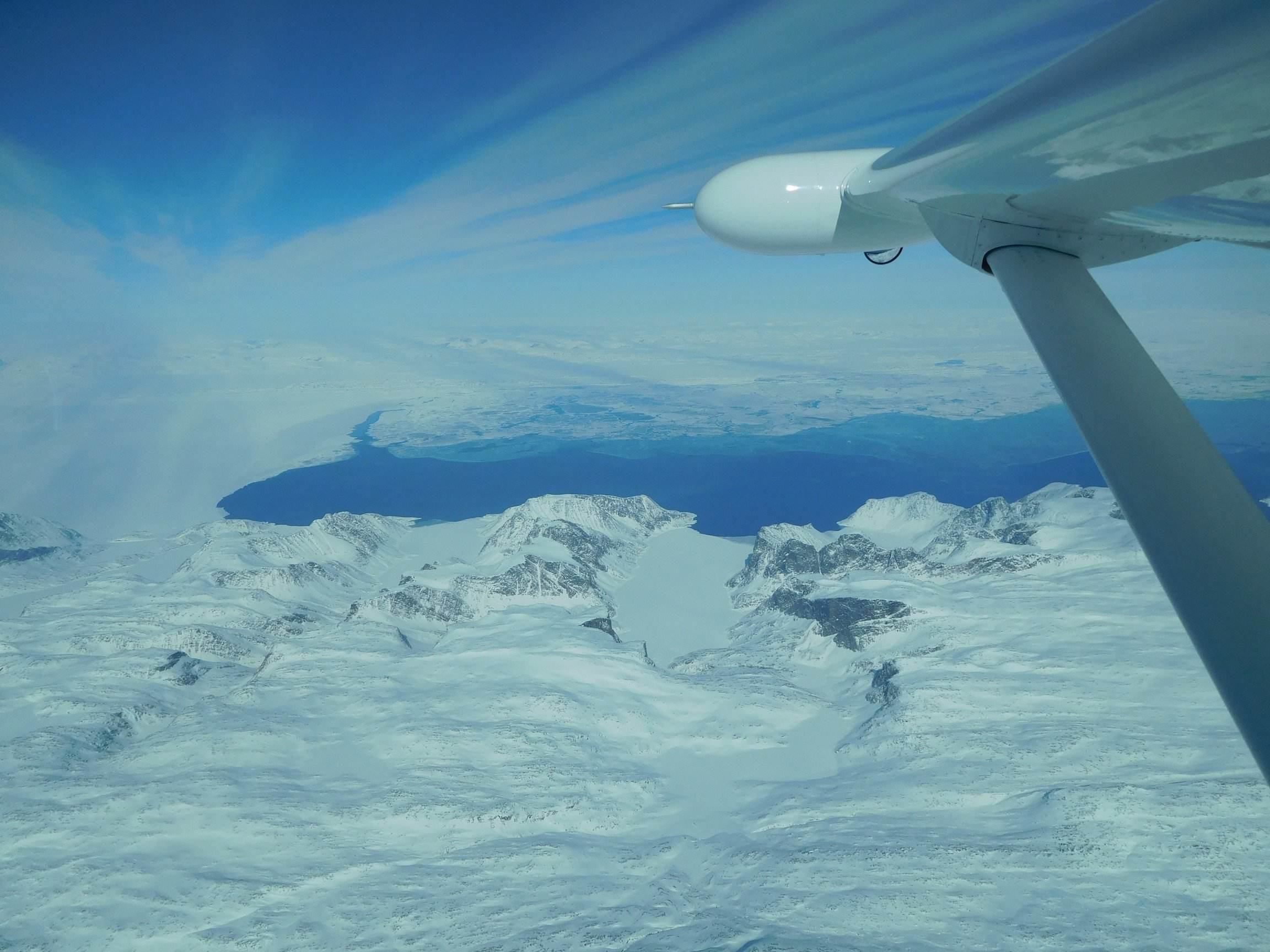 Mountains to the East of the approach into Frobisher Bay