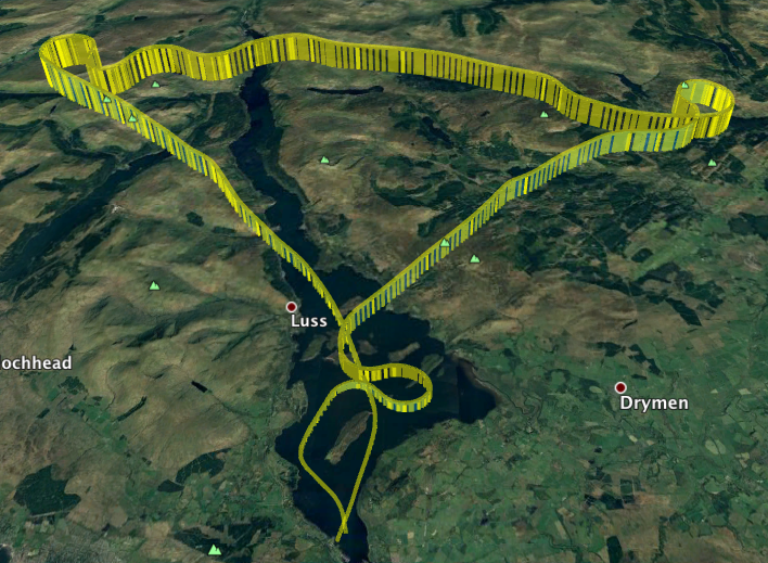 The Discovery Sightseeing Flight Route Map - available to you post flight