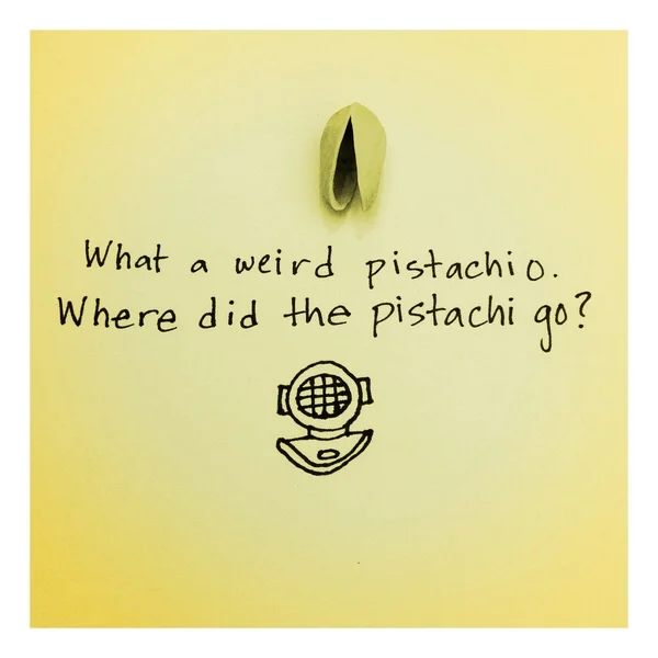 ¡Our first pistachio joke!