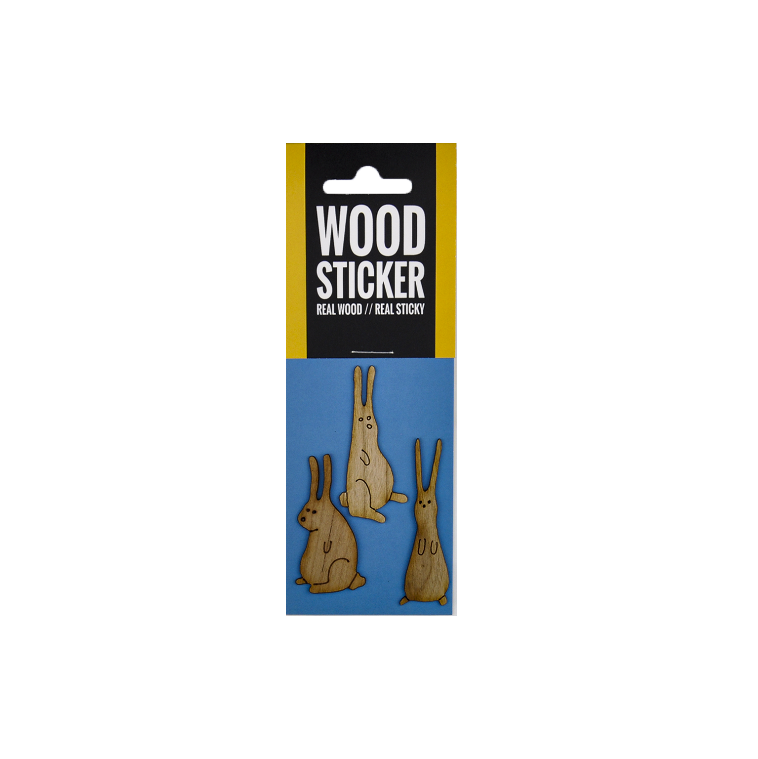 Bunnies Woodsticker