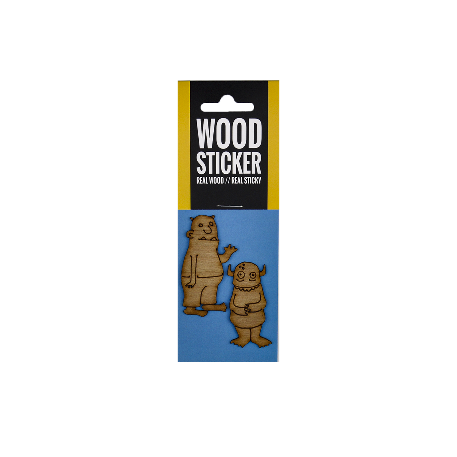 Monsters Woodsticker