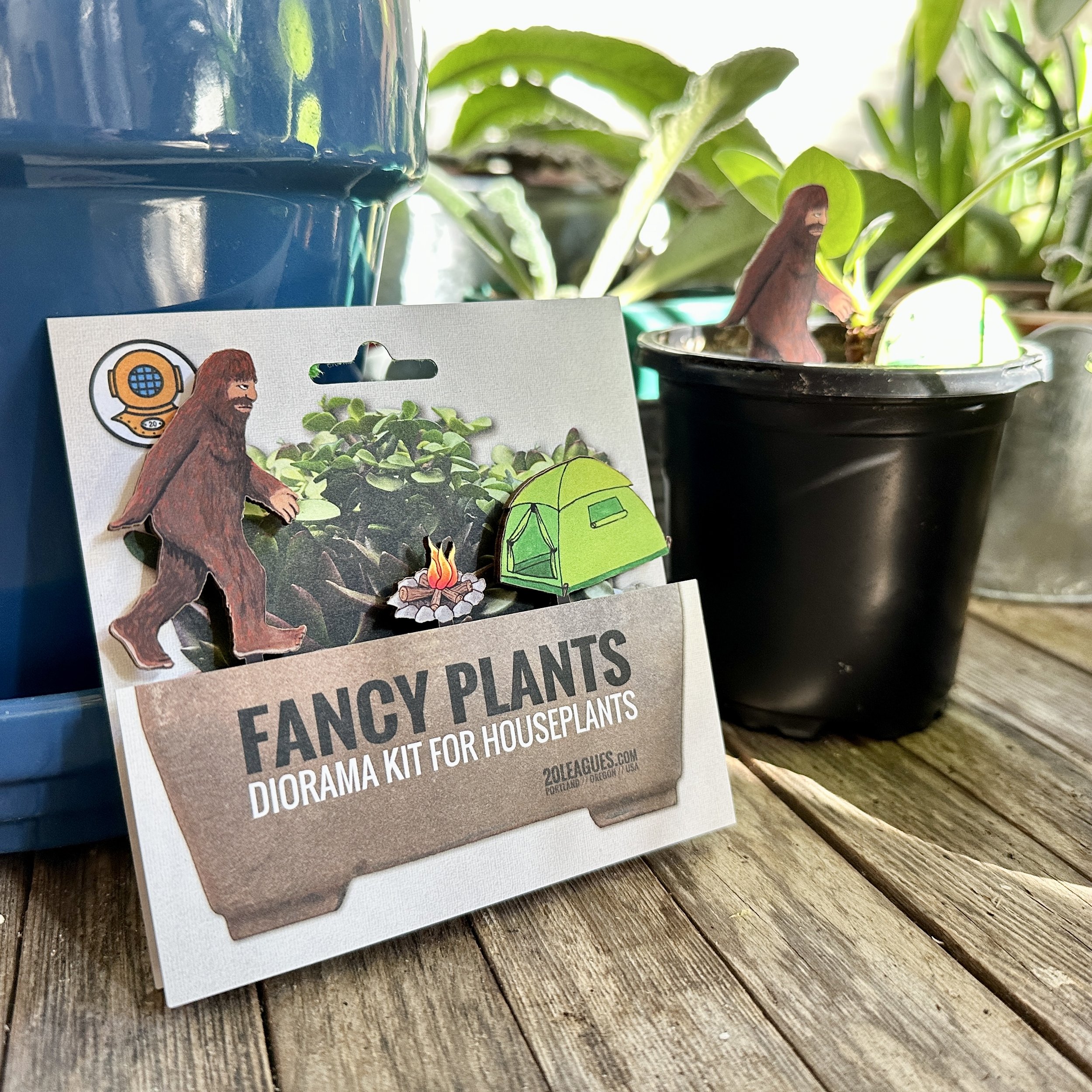 Sasquatch Fancy Plants Diorama Kit — 20 LEAGUES
