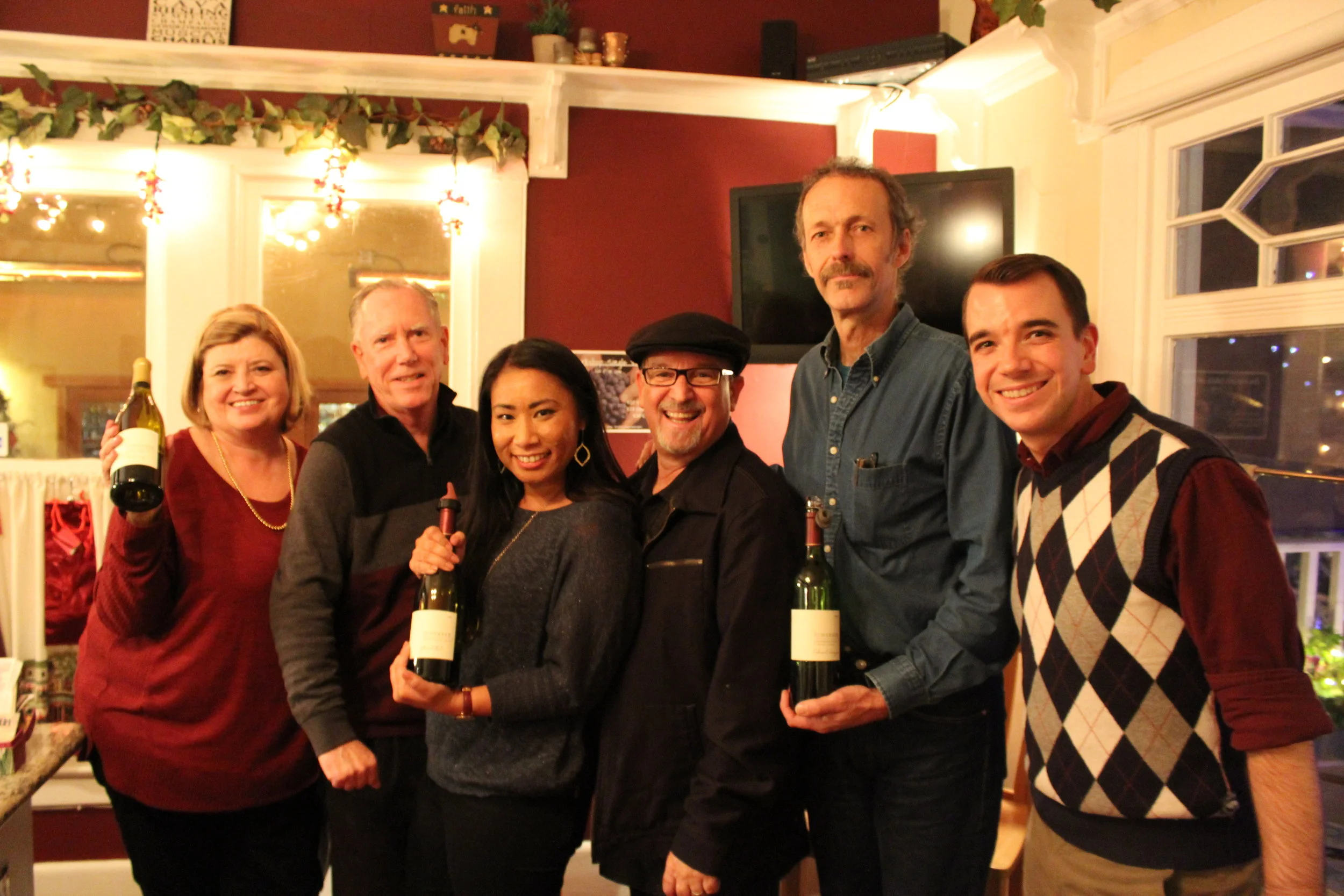 From left to right: Mary Forgey, Jim Forgey, Kristina Tomlin, Michael Jordan MS, Fred Scherrer, Matt Forgey. Image courtesy of Kristina Tomlin. 