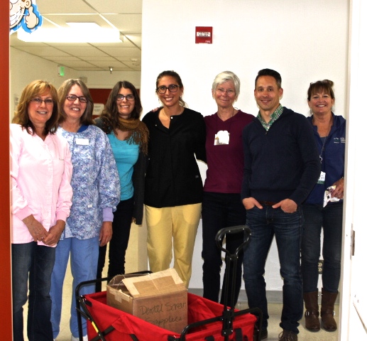 Volunteers at Incline Dental Screening