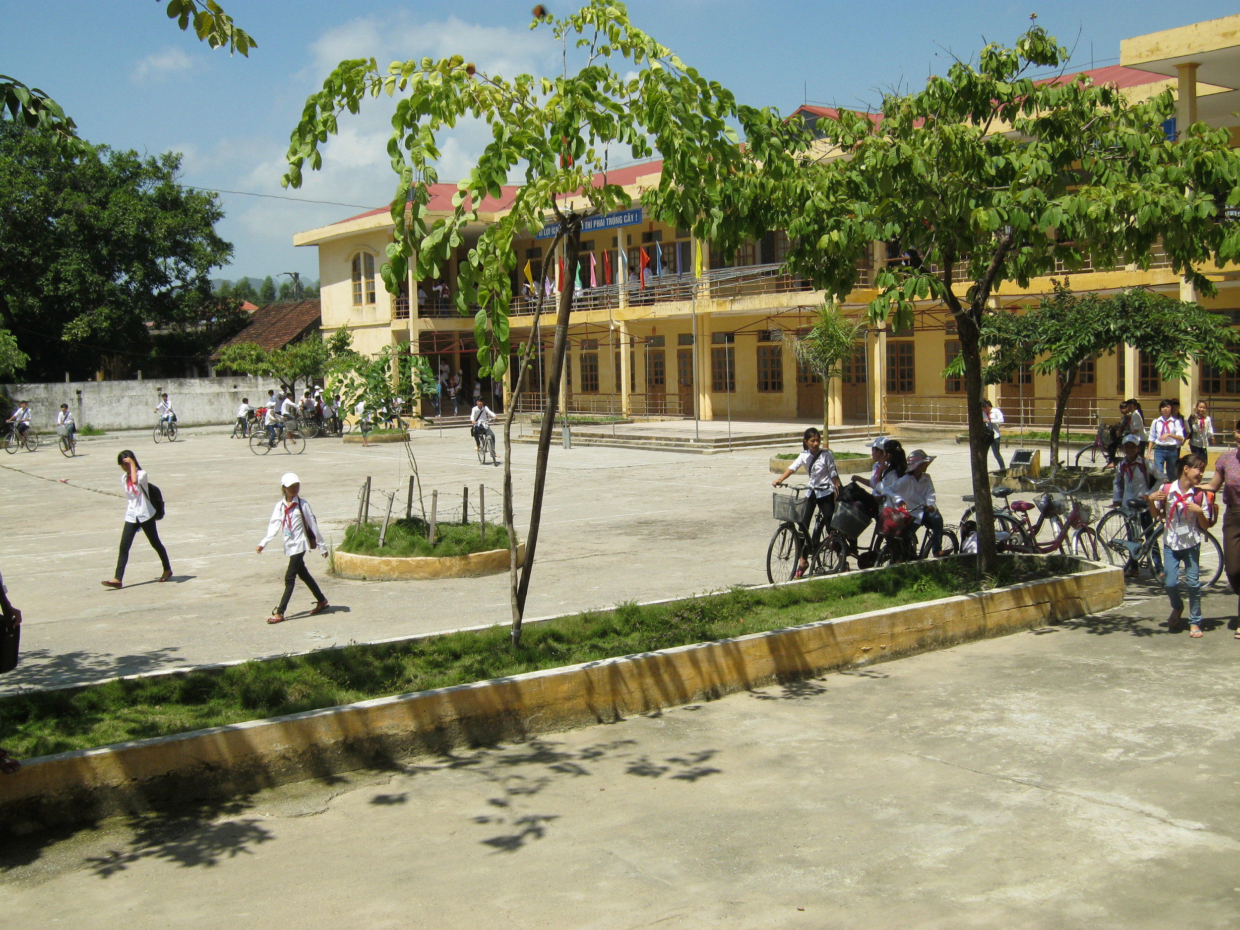Public school we visited outside Hanoi.