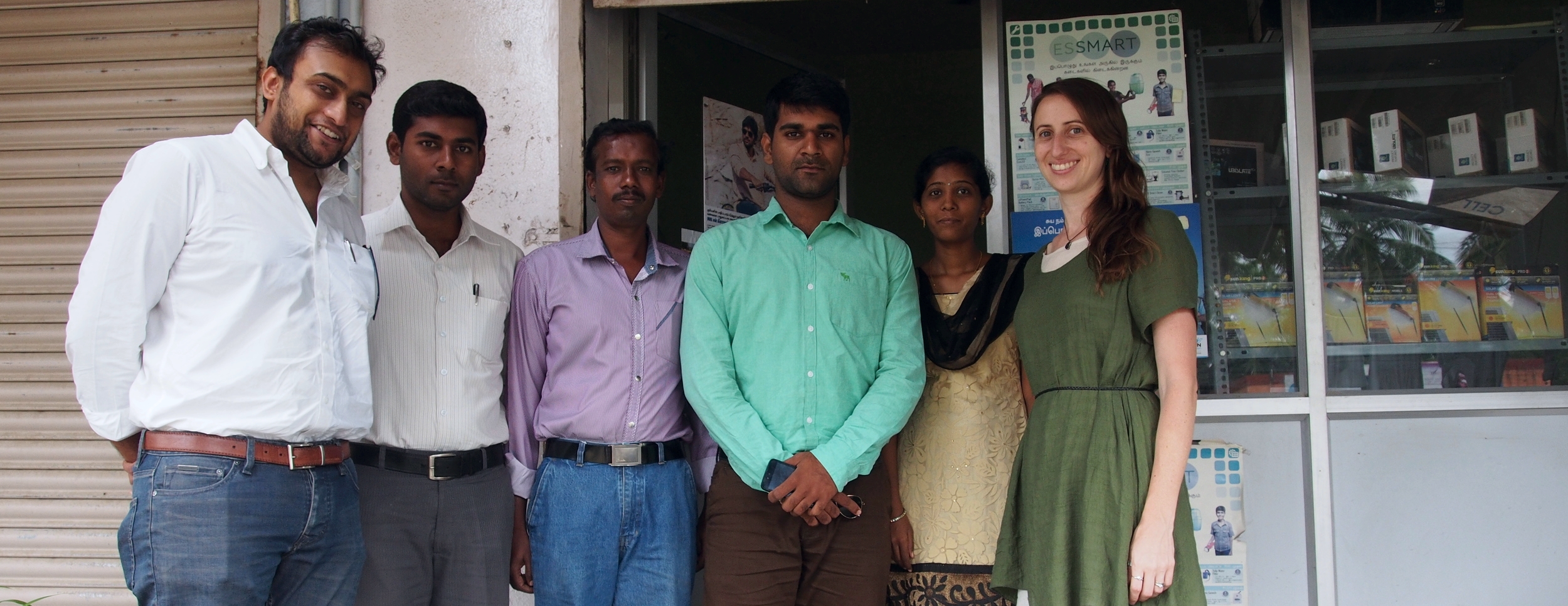 Members of the Essmart Team at the Krishnagiri Distribution Center
