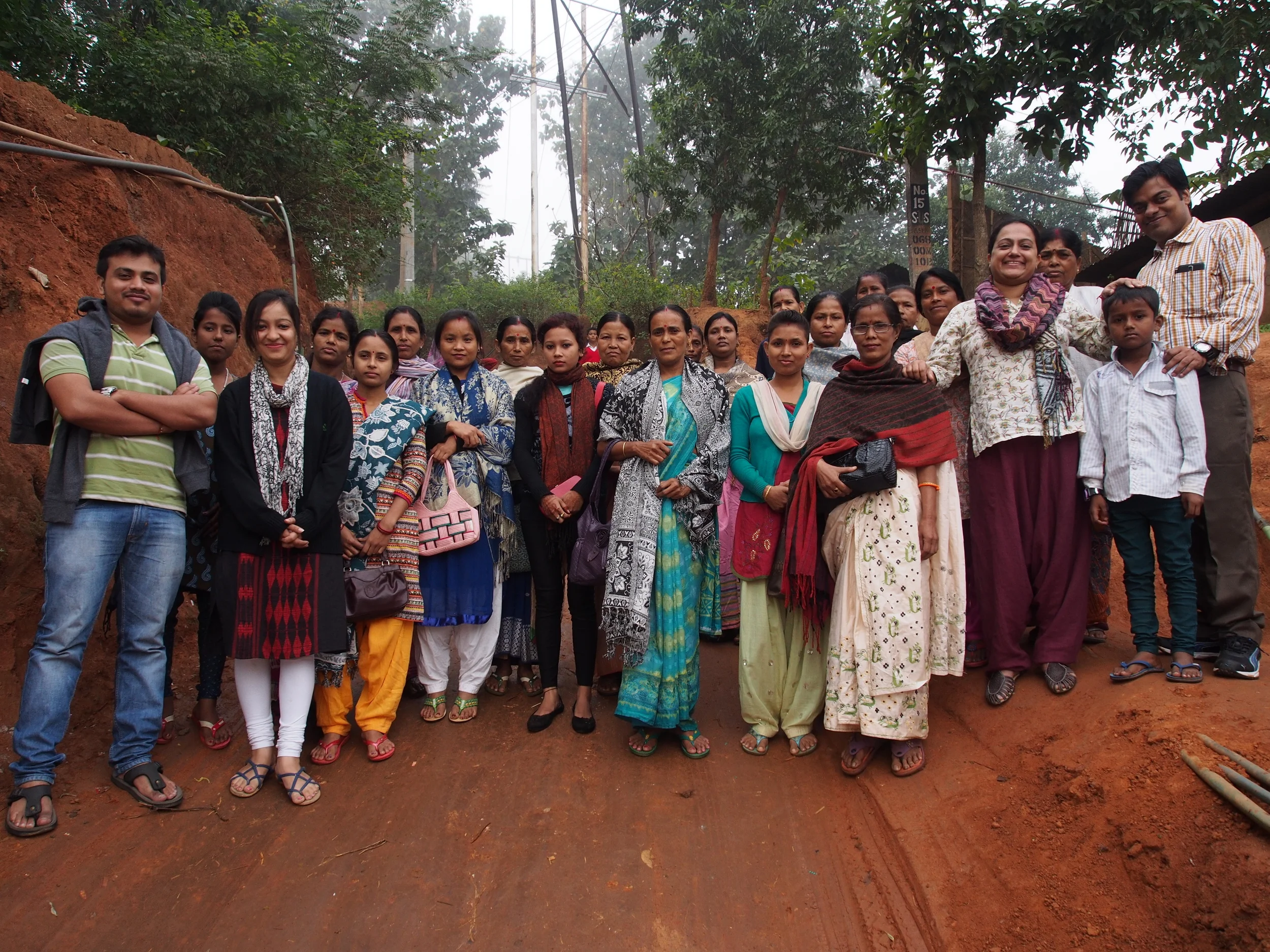 Maitri and Upaya managers meet with sahayika community group in Guwahati outskirts