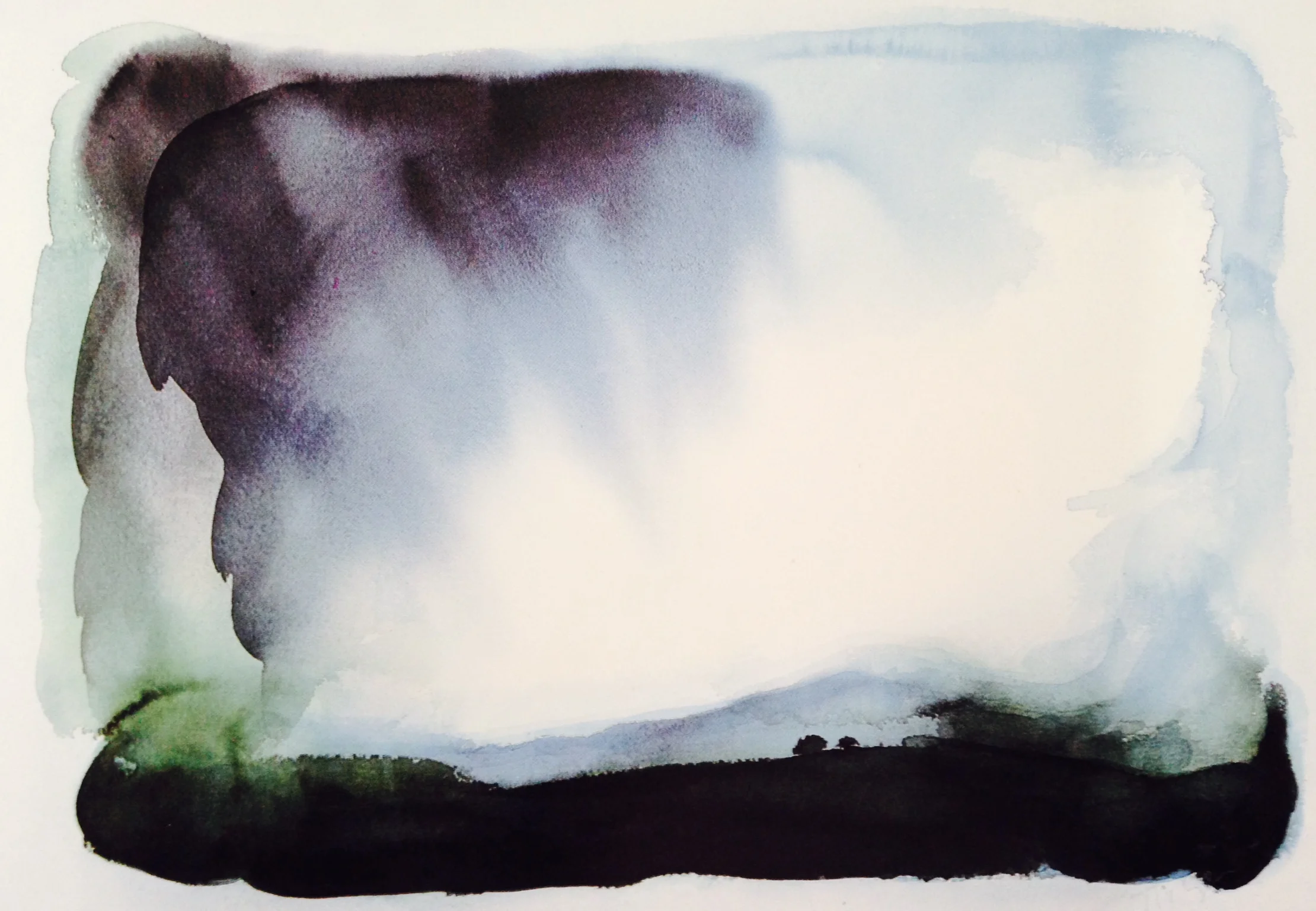 The North York Moors, falling sky