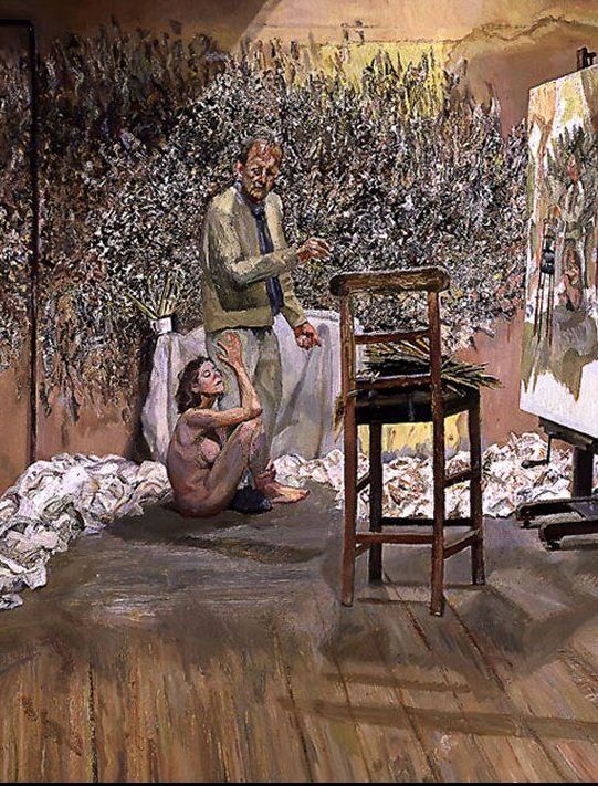 The Painter Surprised By A Naked Admirer, 2005