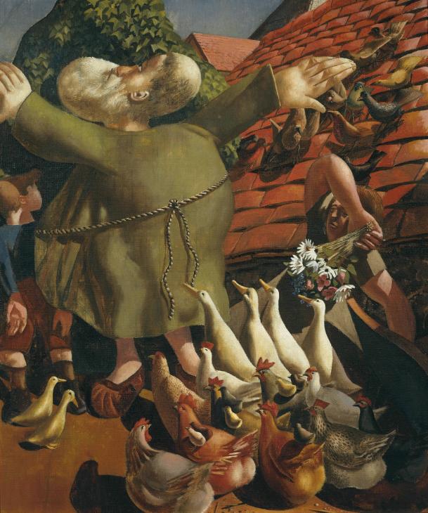 Sir Stanley Spencer, st. Francis and the Birds 1935